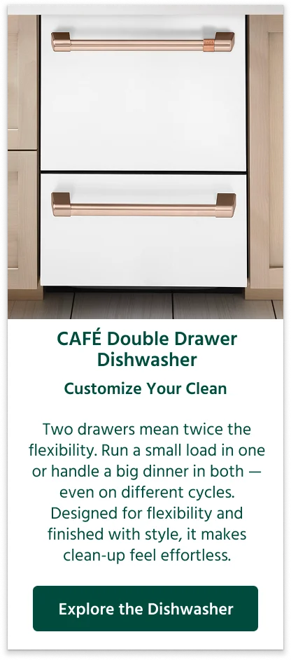 CAFÉ Double Drawer Dishwasher