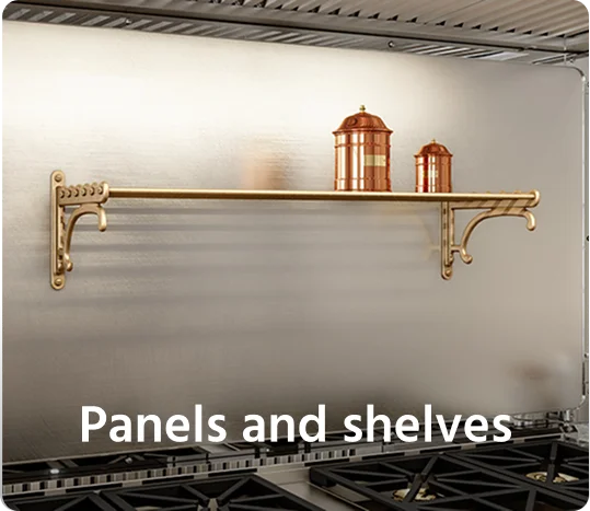 panel and shelves