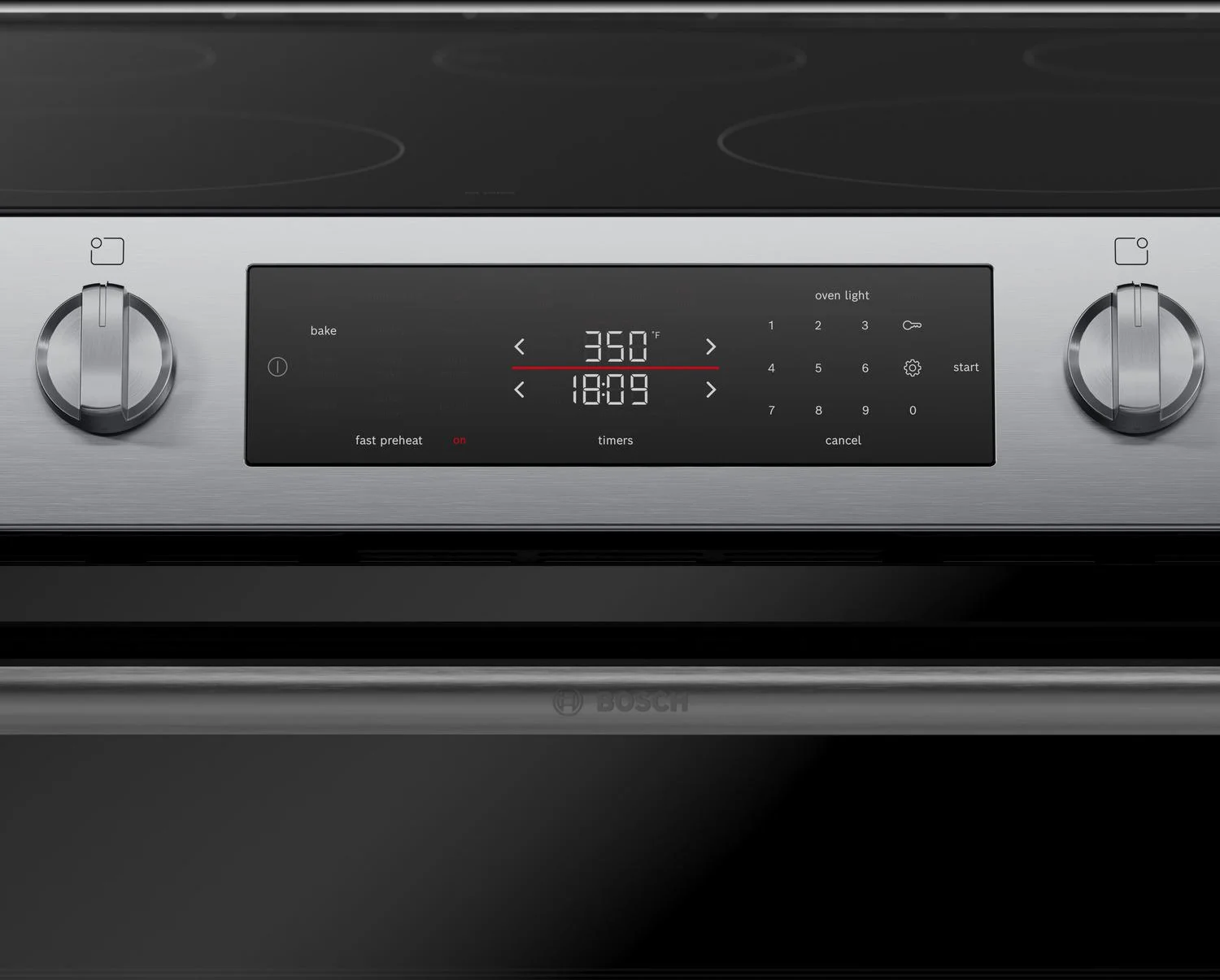 Sleek backlit user interface