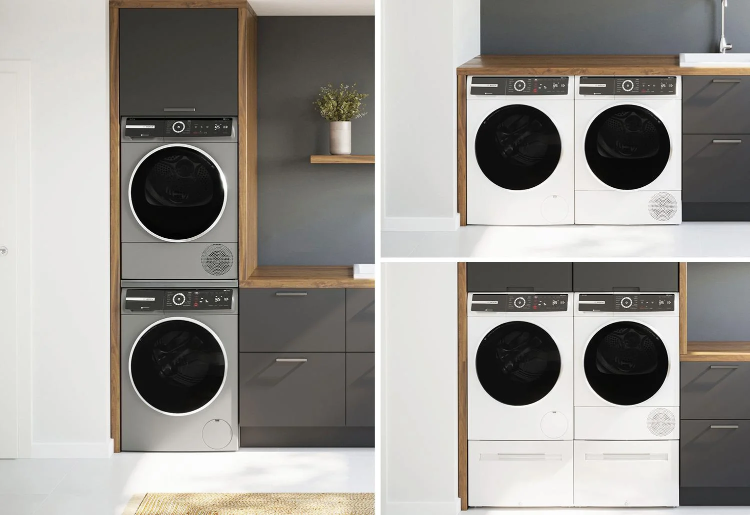 Extra spacious drum for larger washing cycles.
