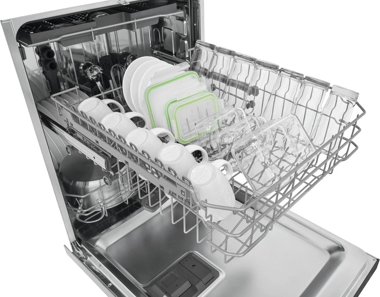Easily Fit Dishes with Adjustable Racks