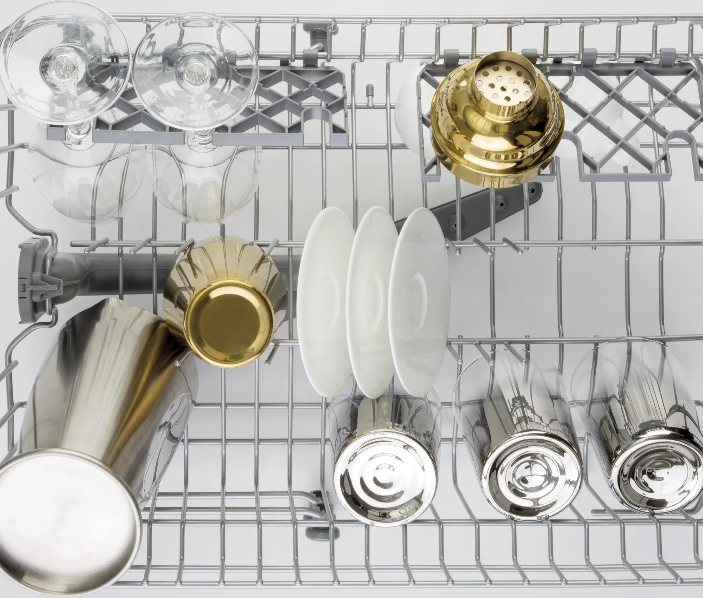 Nylon Gray Racks with Ball-Tipped Tines