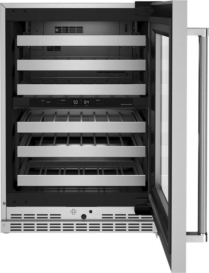 SatinGlide(R) Full-Extension Metal-Front Racks