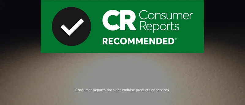 Recommended by Consumer Reports