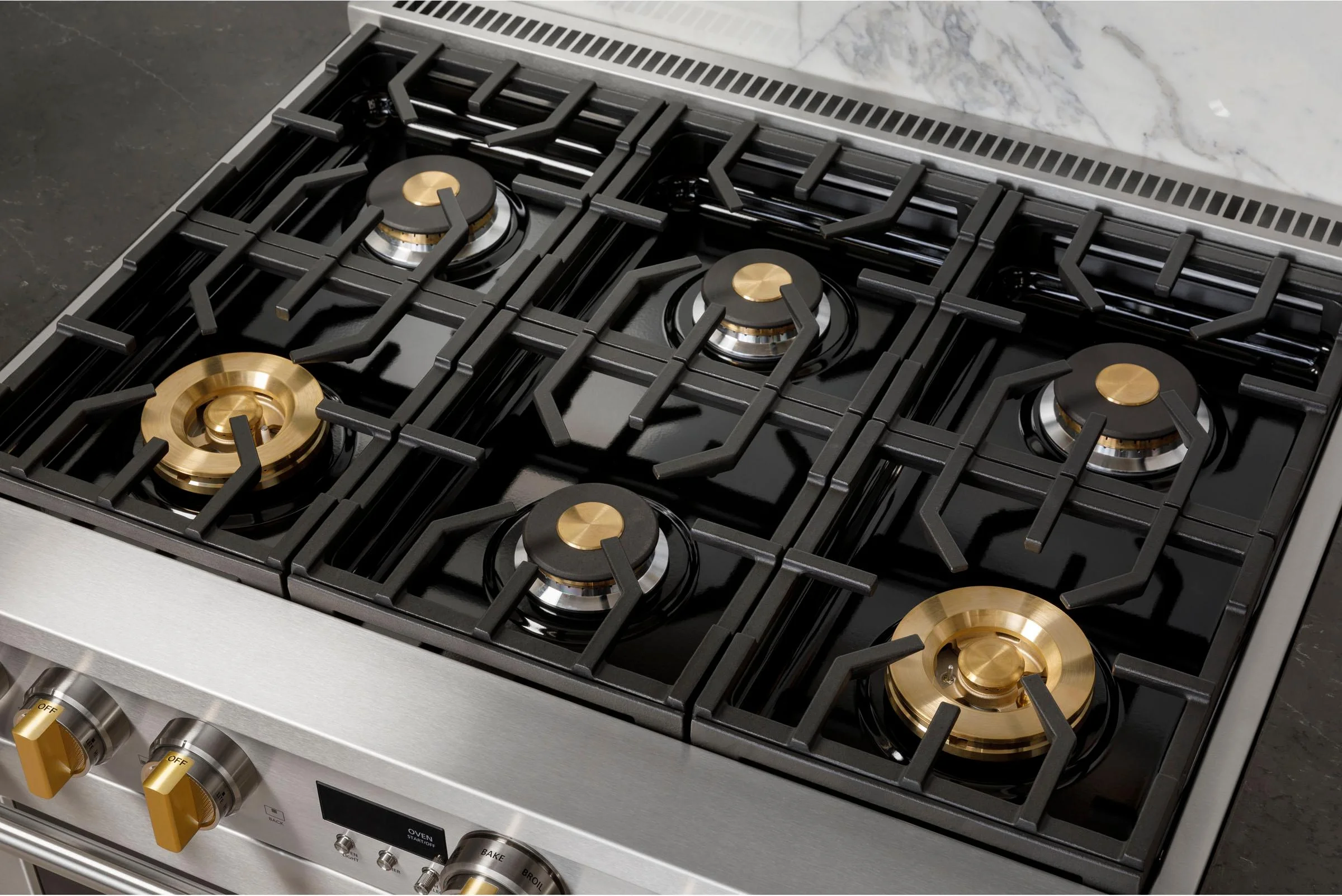 Versatile Gas Burner Configuration