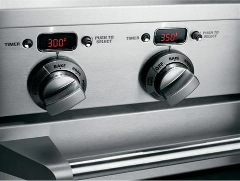 Large temperature and time displays