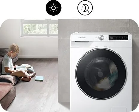 Quiet washing anytime, any place