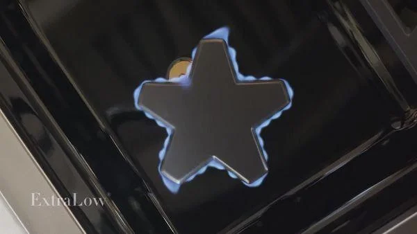 ExtraLow(R) Select Burners offer precise settings for cooking