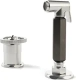 SPRAY FAUCET WITH “LOBE” KNOBS