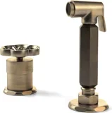 SPRAY FAUCET WITH “PETAL” KNOBS