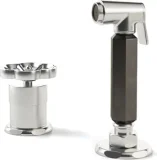 SPRAY FAUCET WITH “PETAL” KNOBS
