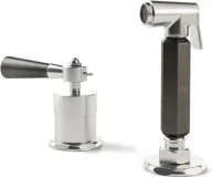 SPRAY FAUCET WITH “CONE” KNOBS
