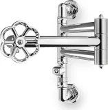 POT-FILLER FAUCET WITH “PETAL” KNOBS