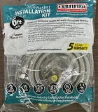 Dishwasher Installation Kit with Right-Angle Plug Head