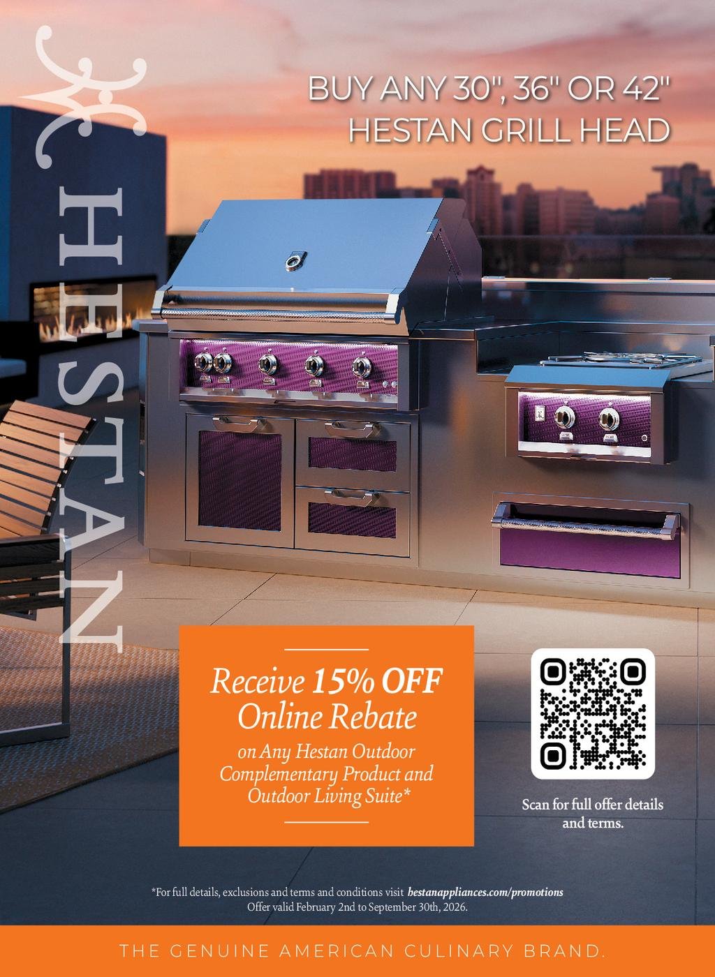 Hestan: Buy Select Grills Receive 15% Off